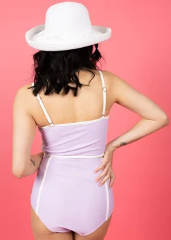 Kortni Jeane Bright Lilac | Lined Up Top BrightLilac Hot