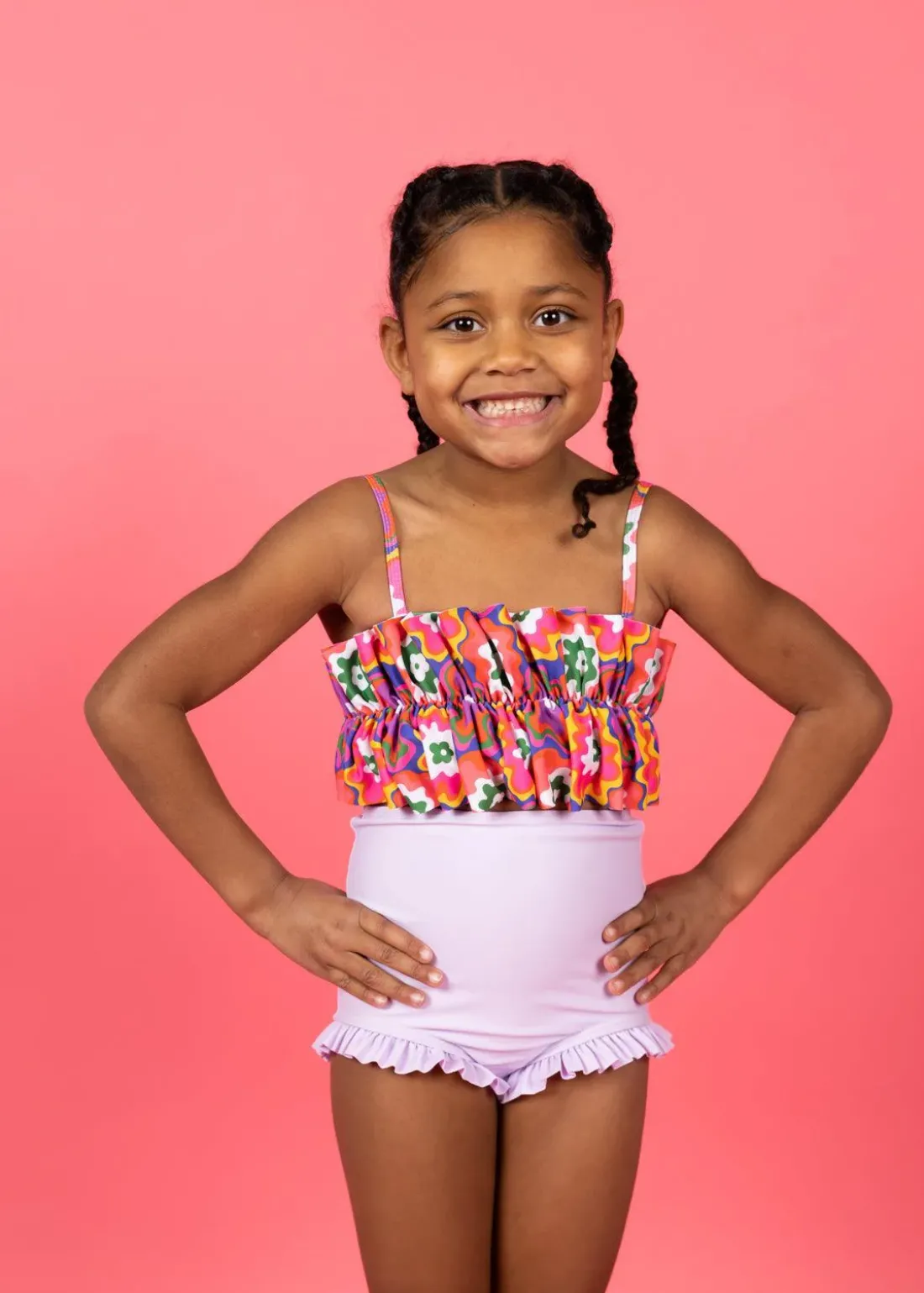 Kortni Jeane Bright Lilac | Mini All Ruffled Up Bottoms BrightLilac Online