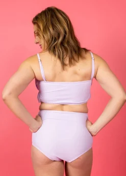 Kortni Jeane Bright Lilac | Oversized Ruffle Top BrightLilac Online