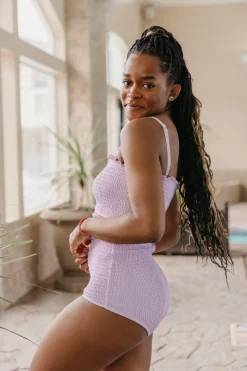 Kortni Jeane Bright Lilac | Smocked Bottoms BrightLilac Outlet