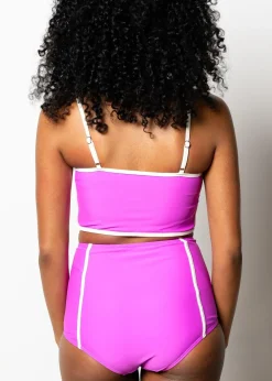 Kortni Jeane Brilliant Violet | Lined Up Top Brilliant_Violet Outlet