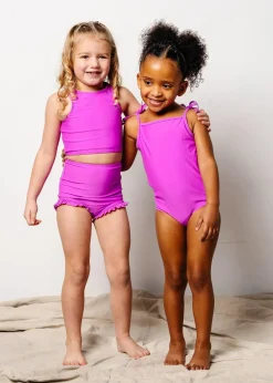 Kortni Jeane Brilliant Violet | Mini All Ruffled Up Bottoms Brilliant_Violet Outlet