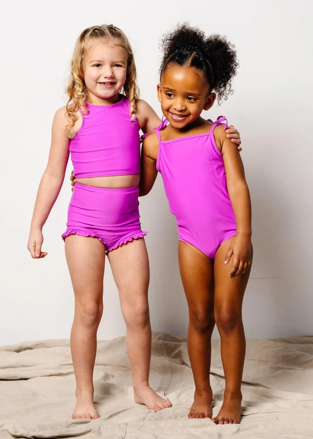 Kortni Jeane Brilliant Violet | Mini Racer Back Top Brilliant_Violet Clearance
