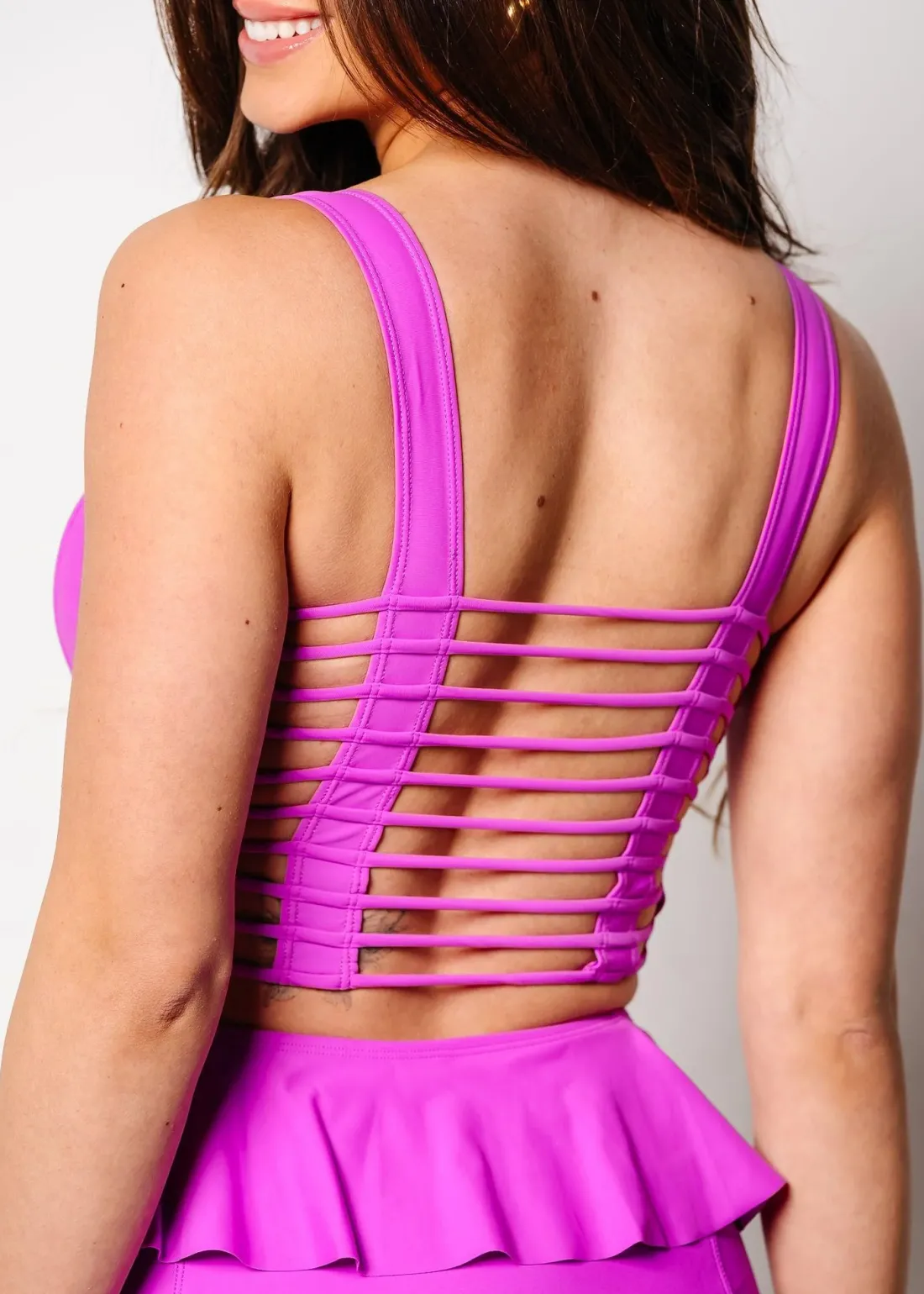 Kortni Jeane Brilliant Violet | Original Latter-Back Top Brilliant_Violet Discount