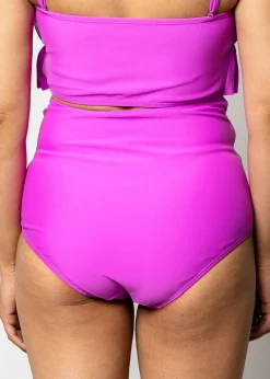 Kortni Jeane Brilliant Violet | Tie-Up-Front Bottoms Brilliant_Violet Sale
