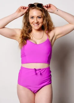 Kortni Jeane Brilliant Violet | VD Crop Top Brilliant_Violet Sale