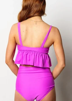 Kortni Jeane Brilliant Violet | V-Neck Top Brilliant_Violet Discount