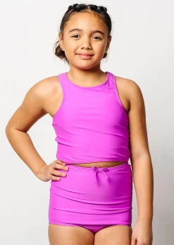 Kortni Jeane Brilliant Violet | Youth Racer Back Top Brilliant_Violet Discount