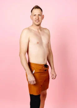 Kortni Jeane | Mens Swim Trunks Caramel Outlet