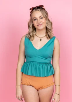 Kortni Jeane | All Ruffled Up Bottoms Clay Outlet