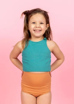 Kortni Jeane | Mini High-Waisted Bottoms Clay Clearance