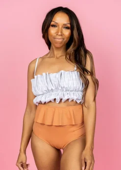 Kortni Jeane | Peplum Bottoms Clay New