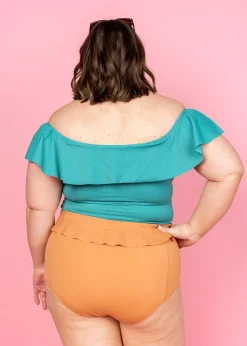 Kortni Jeane | Peplum Bottoms Clay New