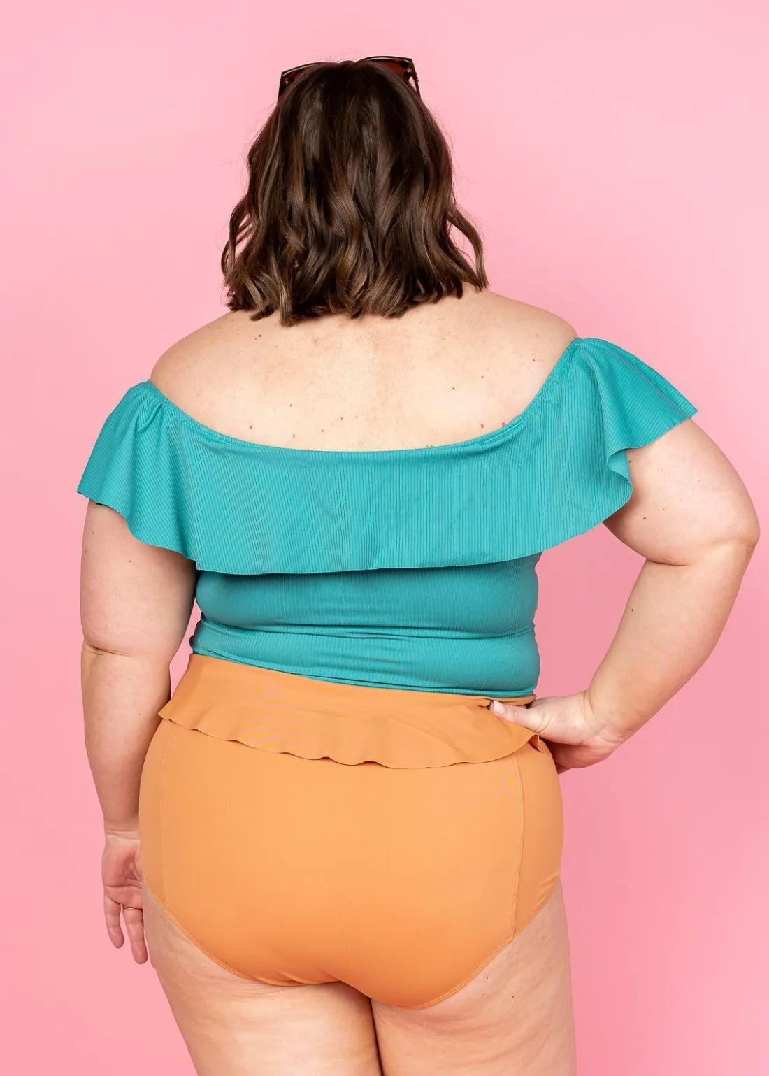 Kortni Jeane | Peplum Bottoms Clay New
