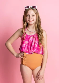 Kortni Jeane | Youth Down in Front Ruffle Bottoms Clay Outlet