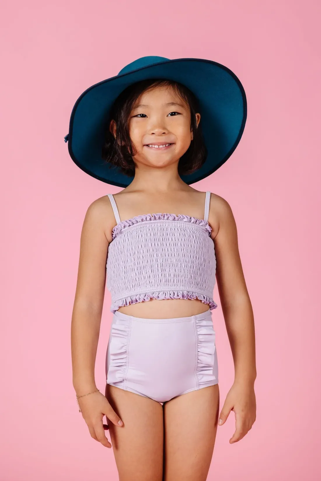 Kortni Jeane Cotton Purple | Mini Bandeau Top CottonPurple Discount