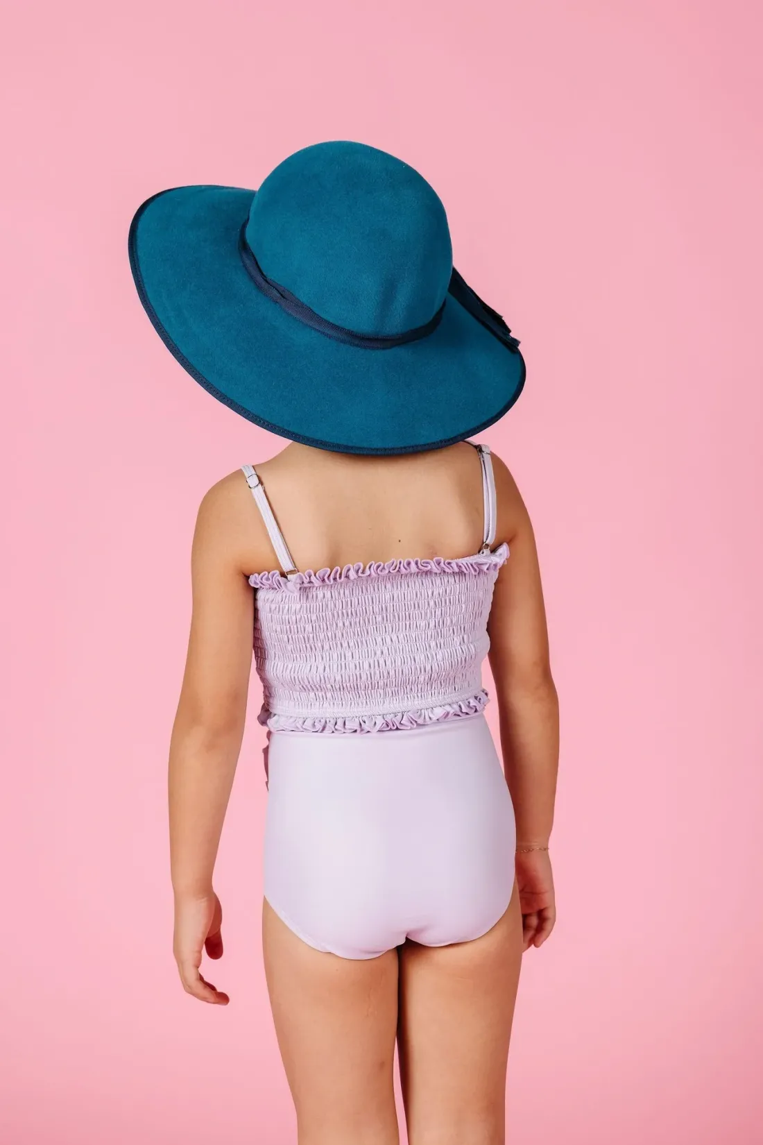 Kortni Jeane Cotton Purple | Mini Down in Front Ruffle Bottoms CottonPurple Hot