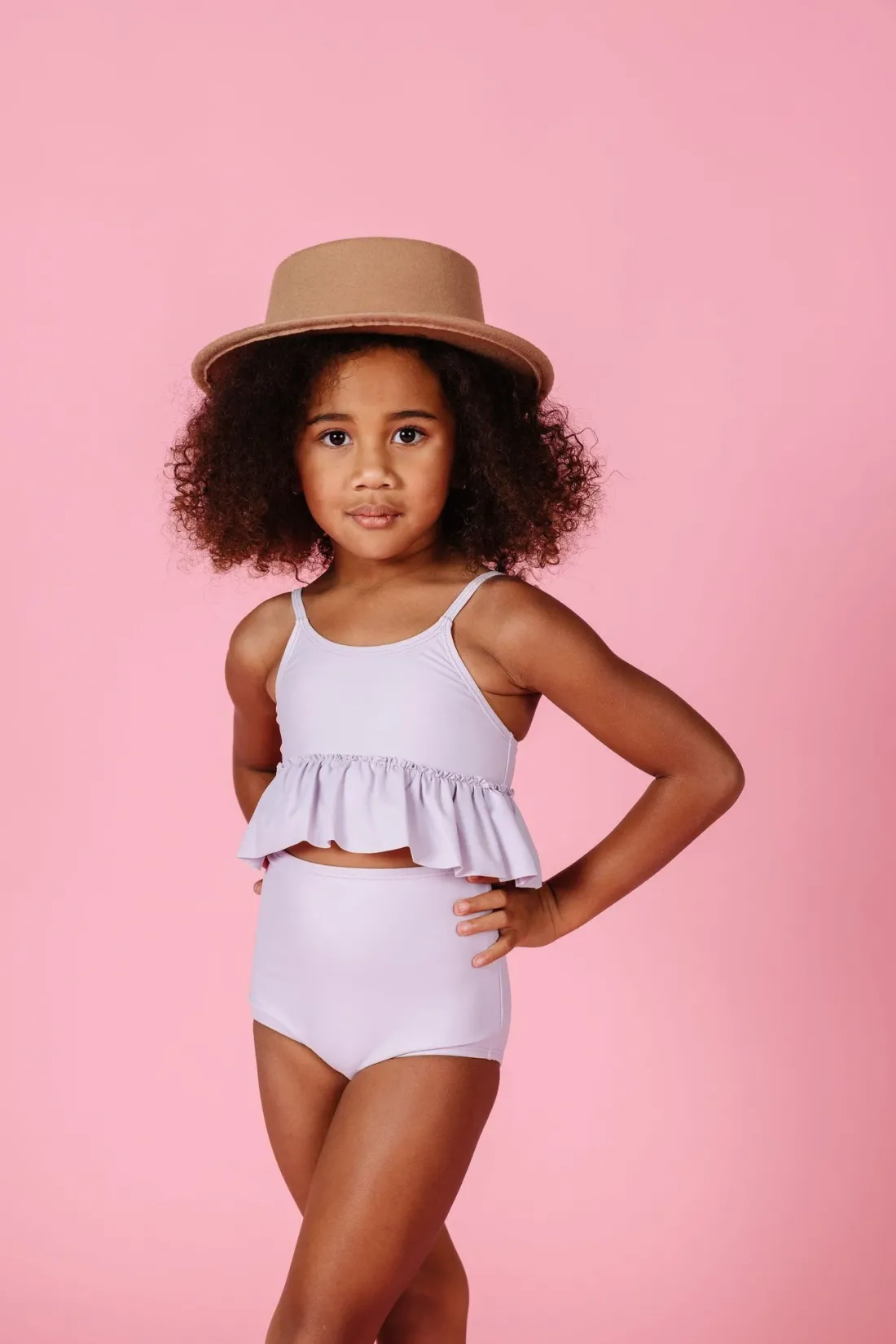Kortni Jeane Cotton Purple | Mini High-Waisted Bottoms CottonPurple Online