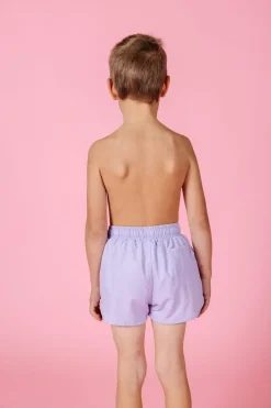 Kortni Jeane Cotton Purple | Mini Retro Shorties CottonPurple Clearance