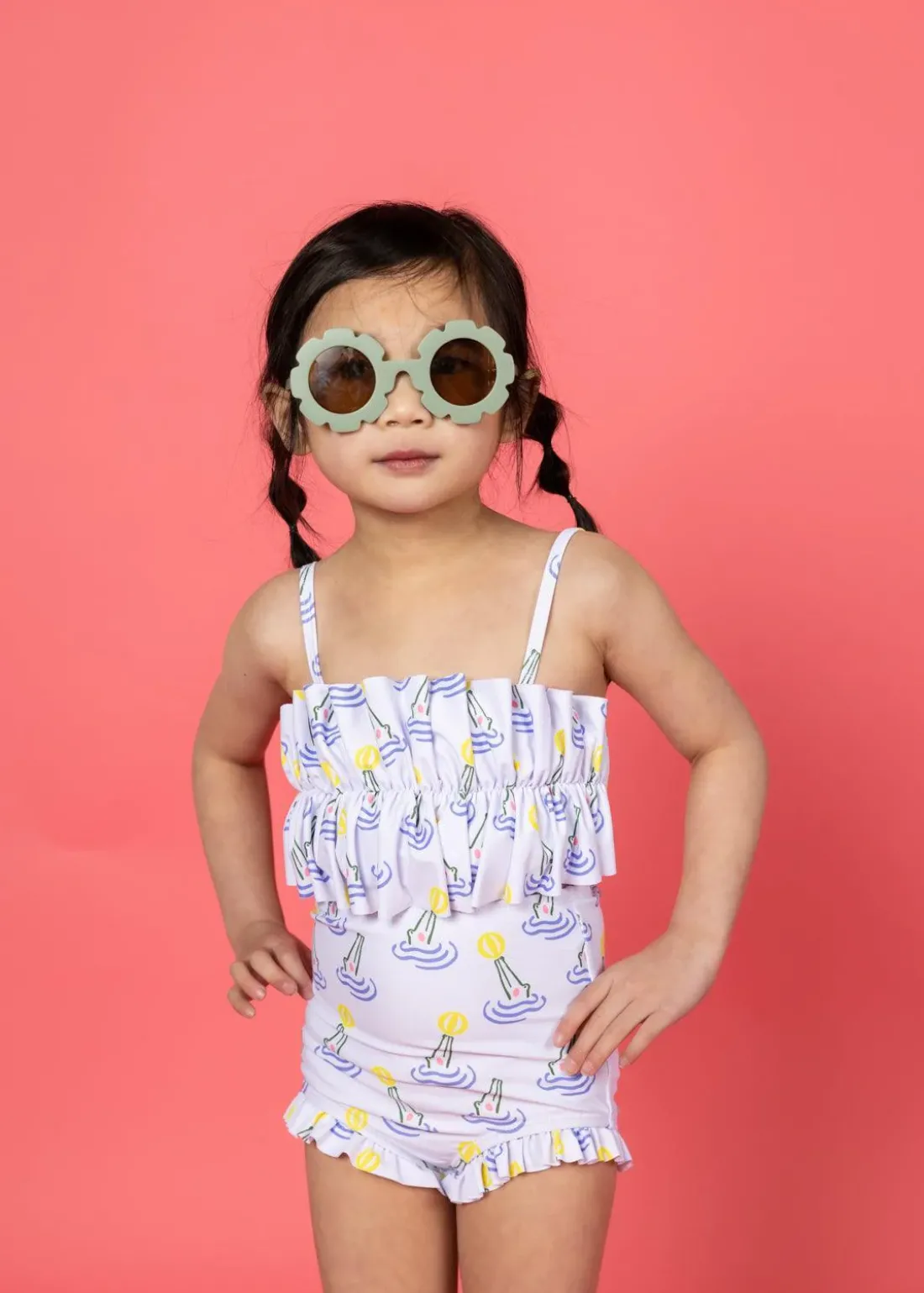 Kortni Jeane | Mini Oversized Ruffle Top Croc Clearance