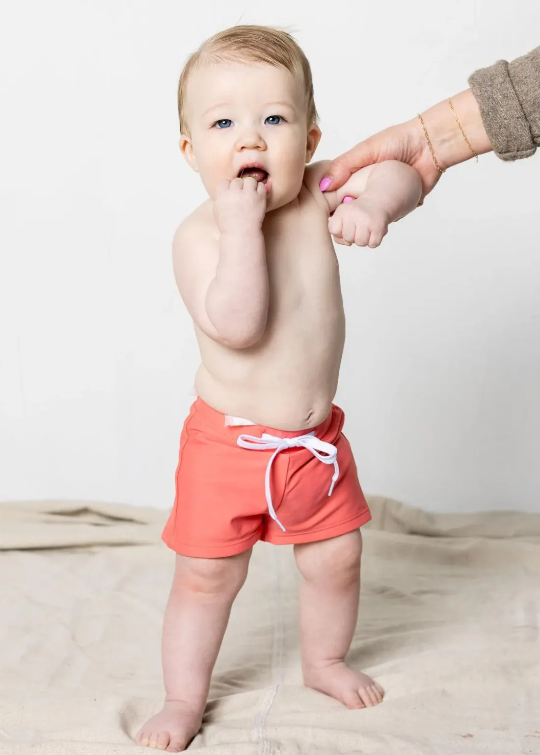 Kortni Jeane Deep Coral | Baby Euro Shorts DeepCoral Hot