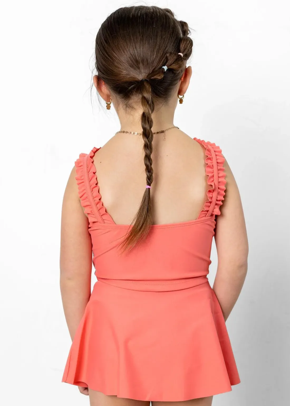 Kortni Jeane Deep Coral | Mini Detached Short Skirt DeepCoral Fashion