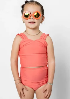 Kortni Jeane Deep Coral | Mini High-Waisted Bottoms DeepCoral Sale