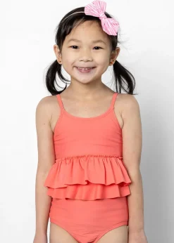 Kortni Jeane Deep Coral | Mini Peplum Bottoms DeepCoral Fashion