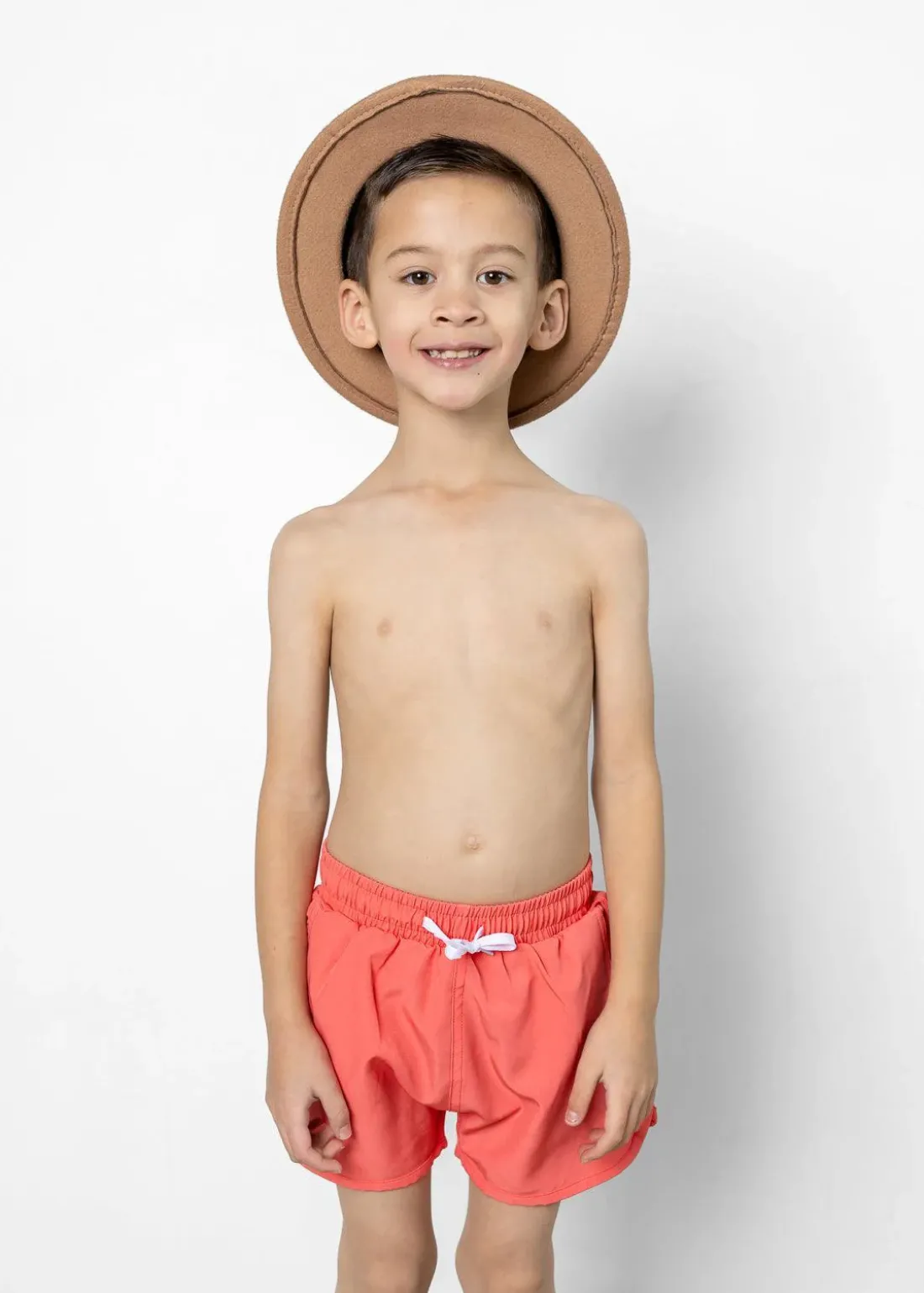 Kortni Jeane Deep Coral | Mini Retro Shorties DeepCoral Clearance