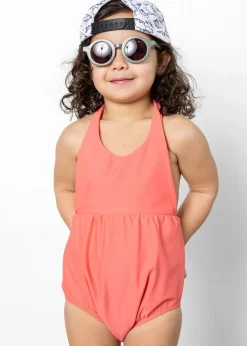 Kortni Jeane Deep Coral | Mini Romper One-Piece DeepCoral Sale