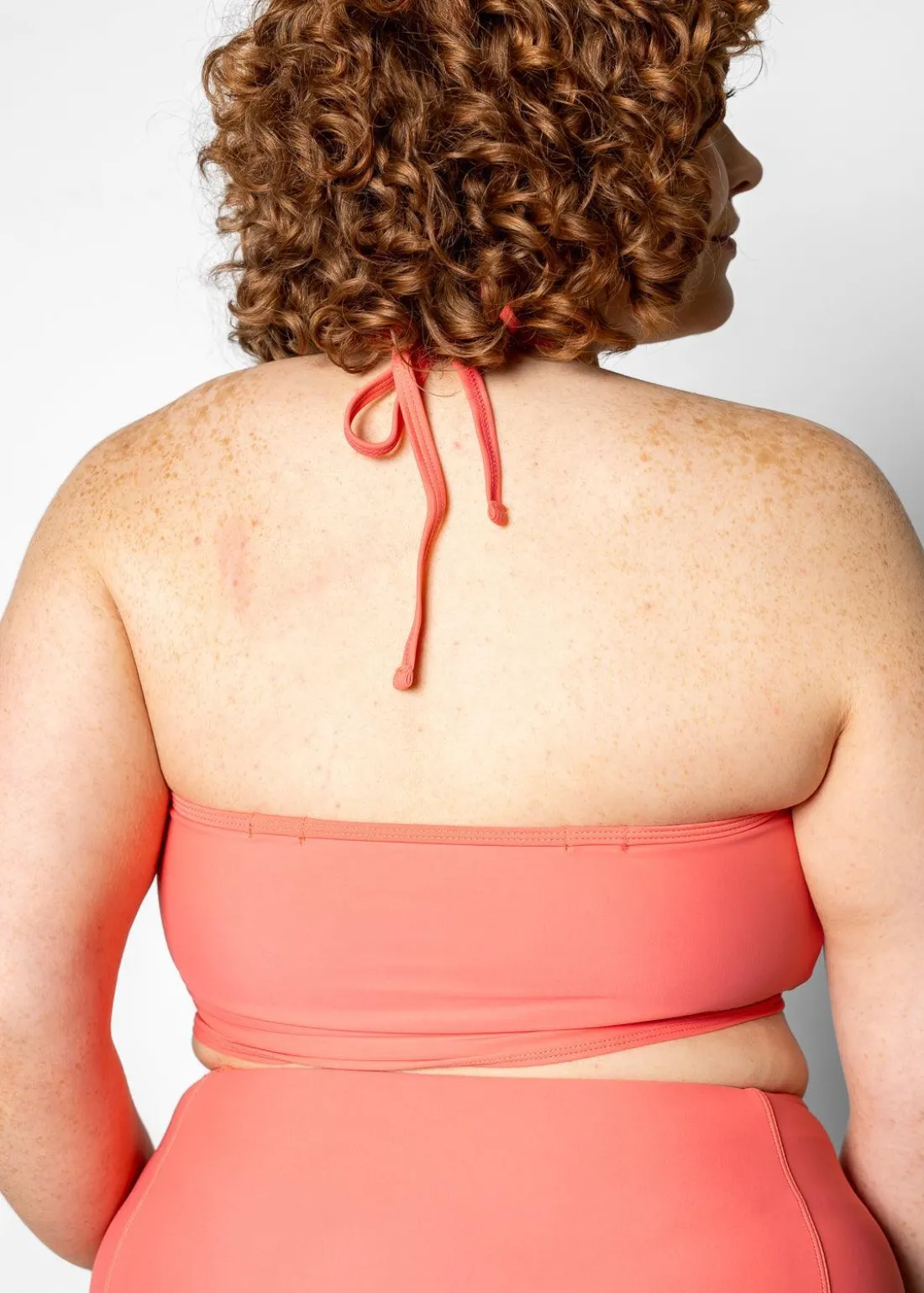 Kortni Jeane Deep Coral | Tied-Up Top DeepCoral Outlet