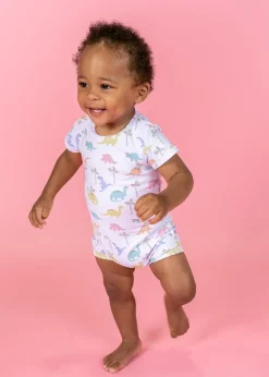 Kortni Jeane | Baby Shorties Rashguard (Unisex) Dinos Hot