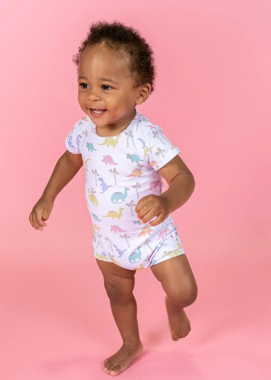 Kortni Jeane | Baby Shorties Rashguard (Unisex) Dinos Hot