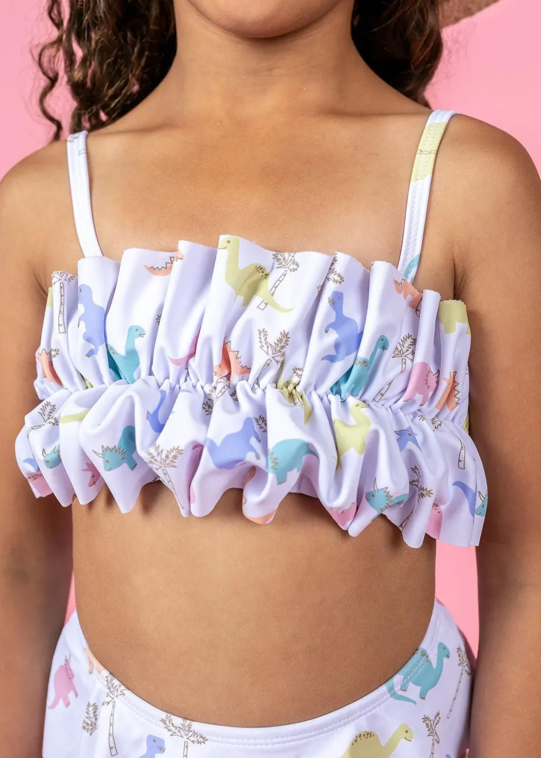 Kortni Jeane | Mini Oversized Ruffle Top Dinos Fashion