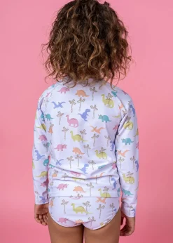 Kortni Jeane | Mini Rashguard Top (Unisex) Dinos Discount