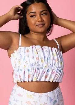 Kortni Jeane | Oversized Ruffle Top Dinos Fashion