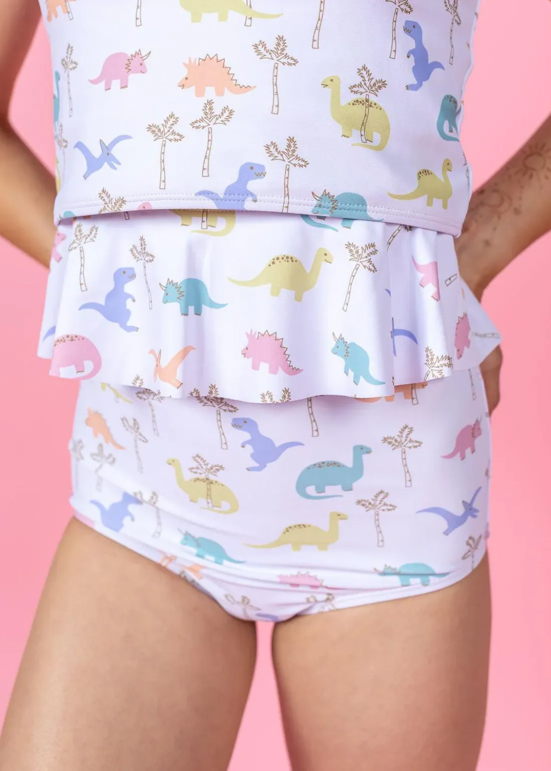 Kortni Jeane | Youth Peplum Bottoms Dinos Fashion