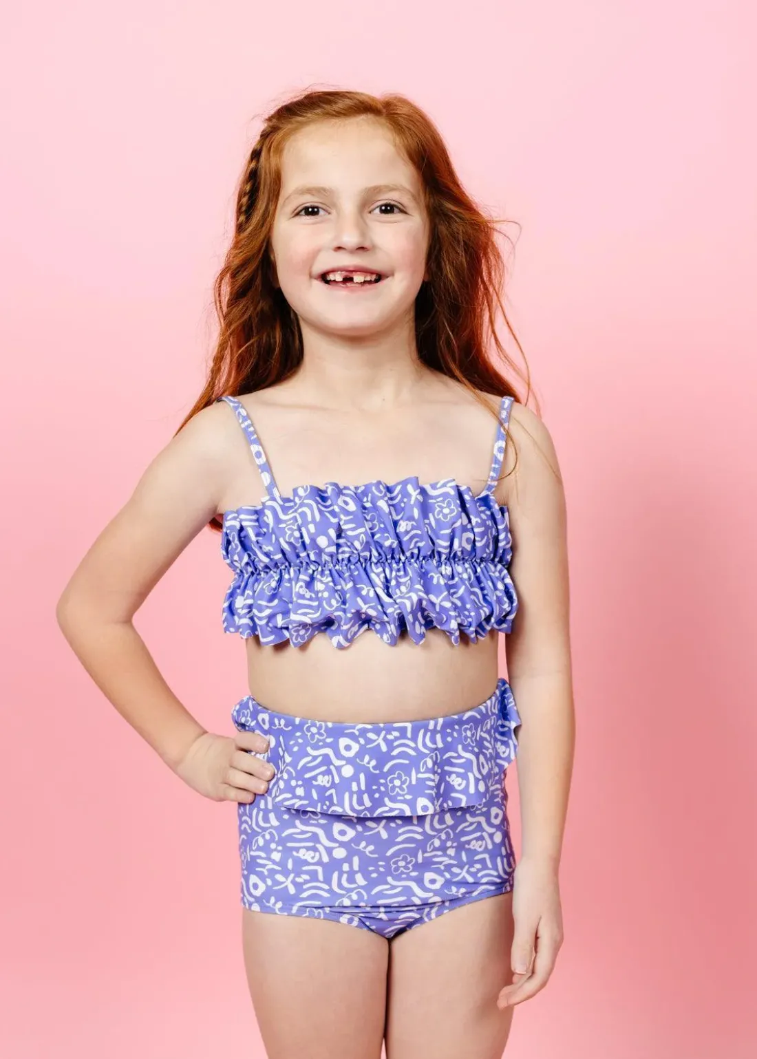 Kortni Jeane | Mini Oversized Ruffle Top Doodles Sale