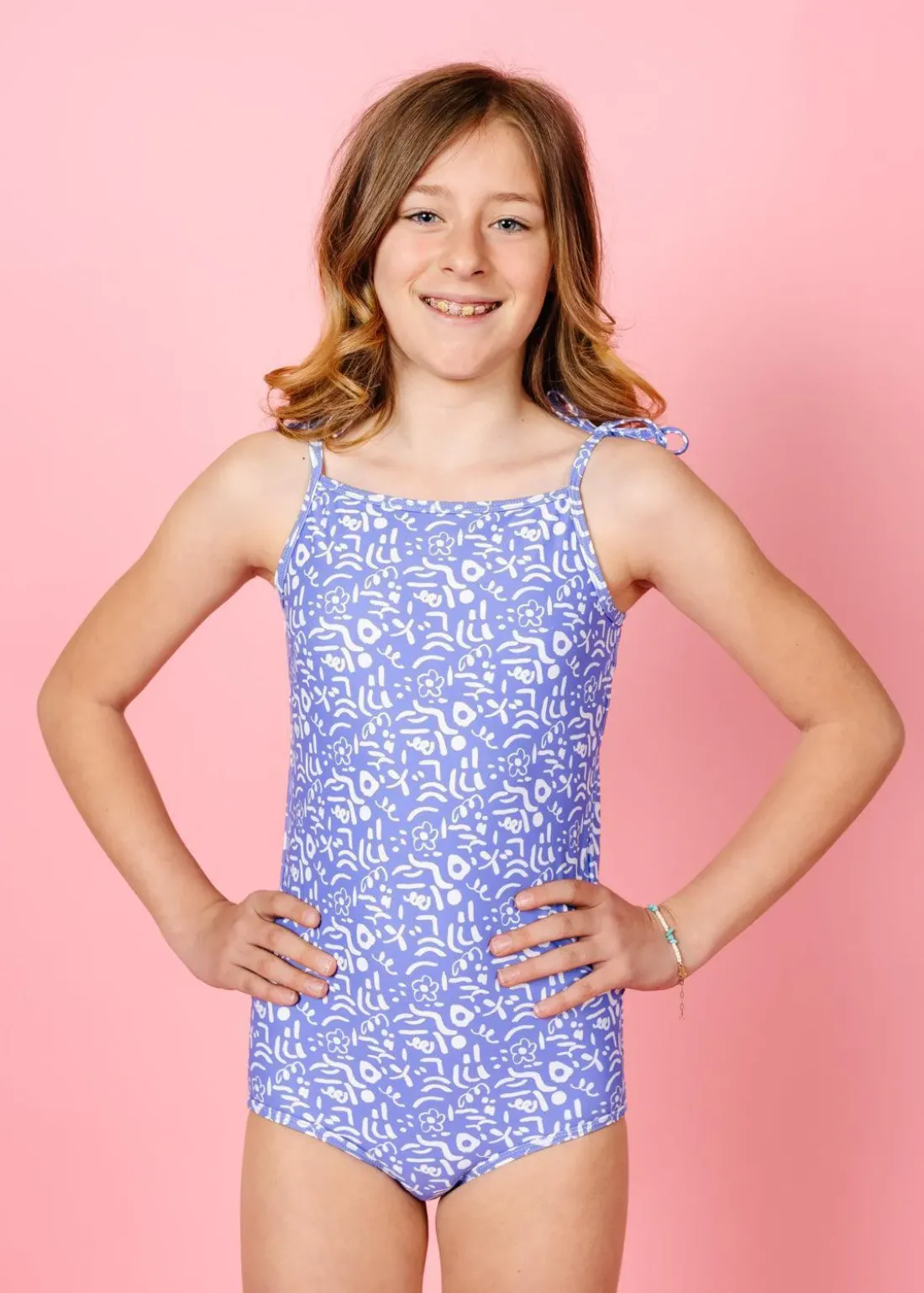 Kortni Jeane | Youth Simply One-Piece Doodles Hot