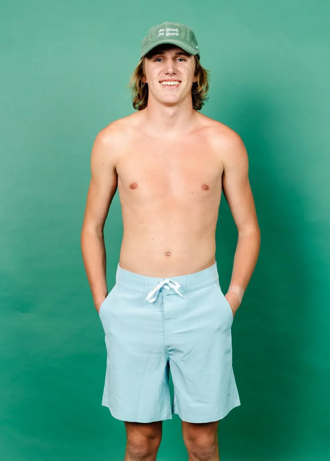 Kortni Jeane Dusty Light Blue | Mens Swim Trunks DustyLightBlue Outlet
