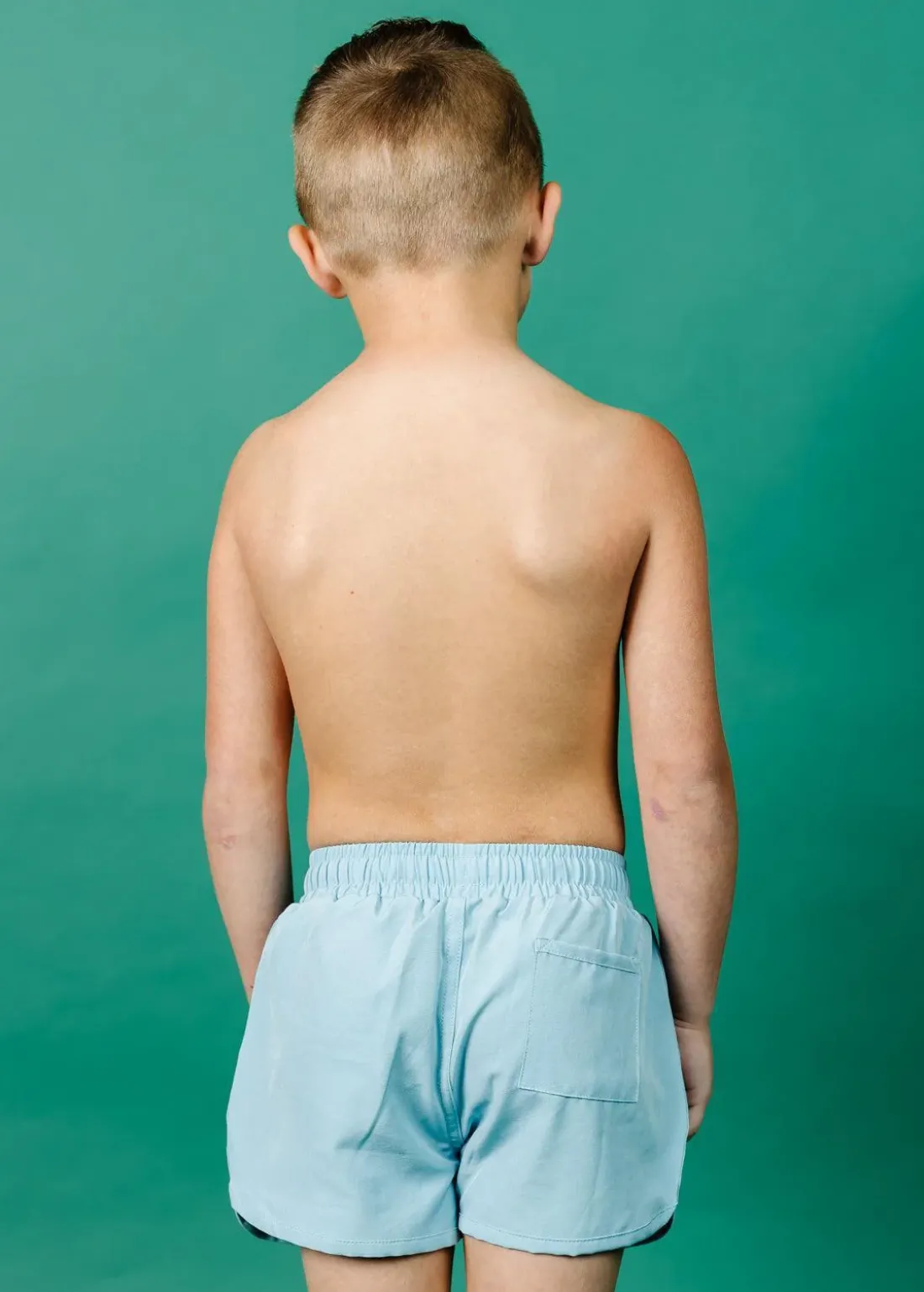 Kortni Jeane Dusty Light Blue | Mini Retro Shorties DustyLightBlue Hot