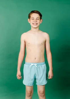 Kortni Jeane Dusty Light Blue | Youth Retro Shorties DustyLightBlue New