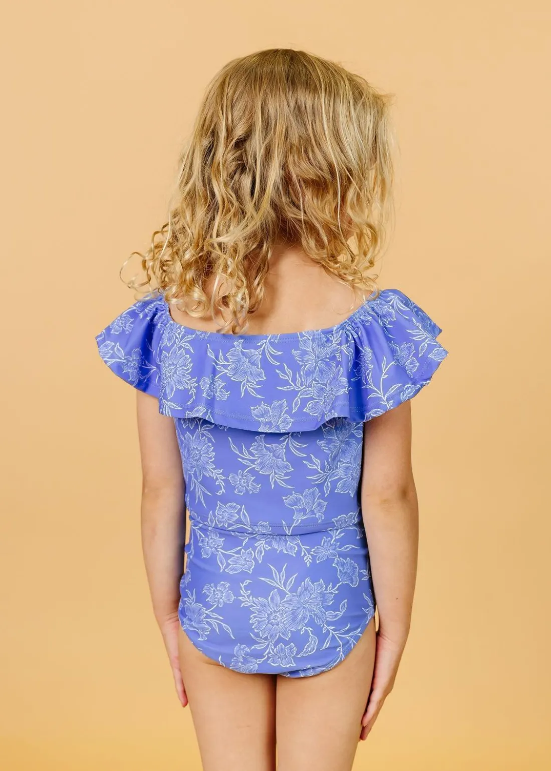 Kortni Jeane Elegant Floral | Mini Down in Front Ruffle Bottoms ElegantFloral Discount