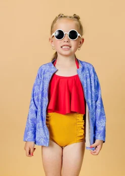 Kortni Jeane Elegant Floral | Mini Rashguard Top (Unisex) ElegantFloral Sale