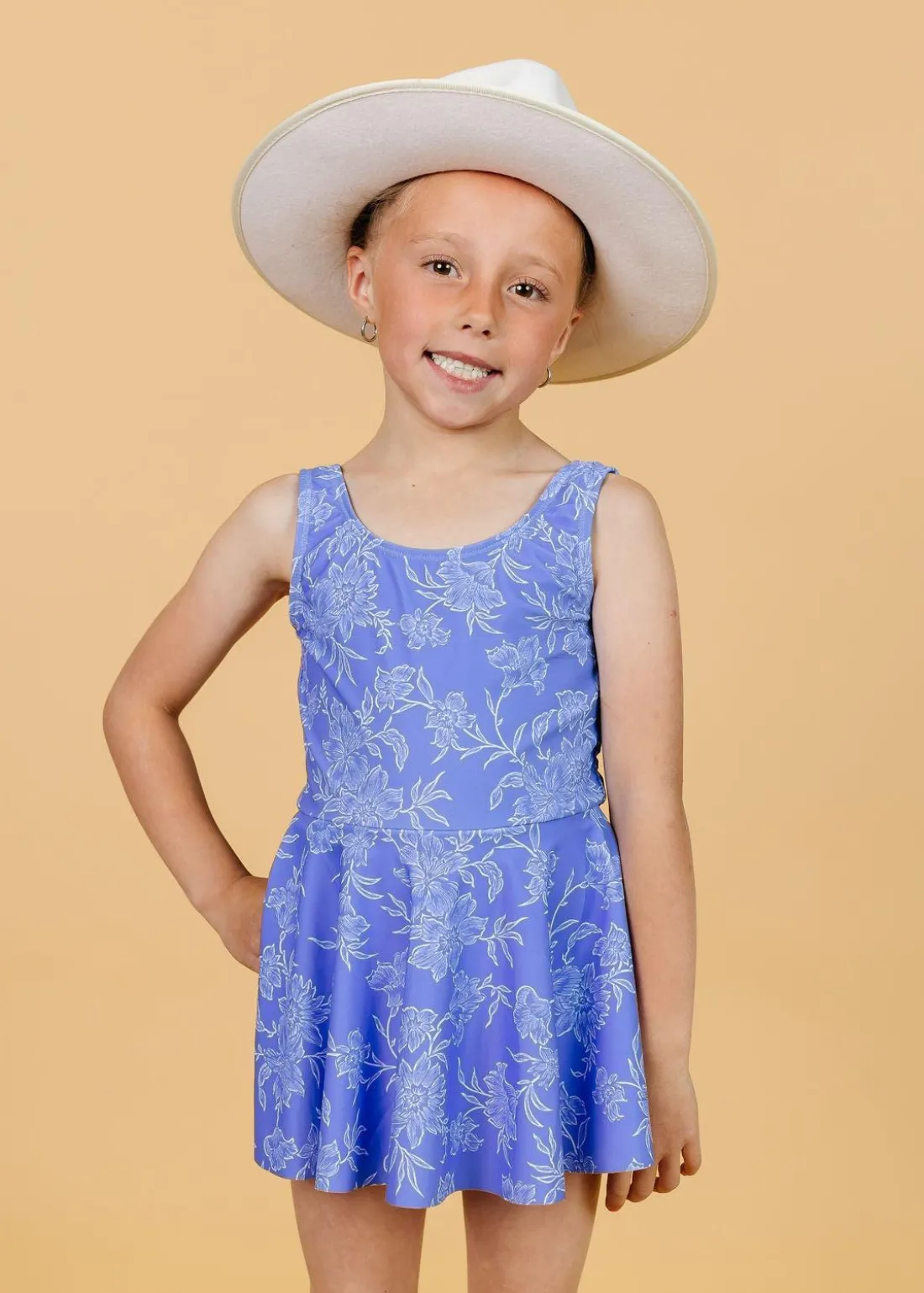 Kortni Jeane Elegant Floral | Mini Skirted One-Piece ElegantFloral Fashion