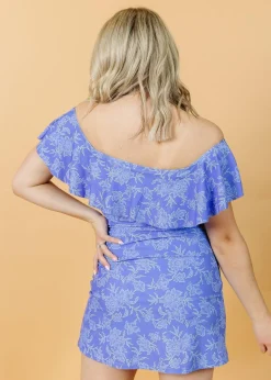 Kortni Jeane Elegant Floral | Ruffled Around Top ElegantFloral Fashion
