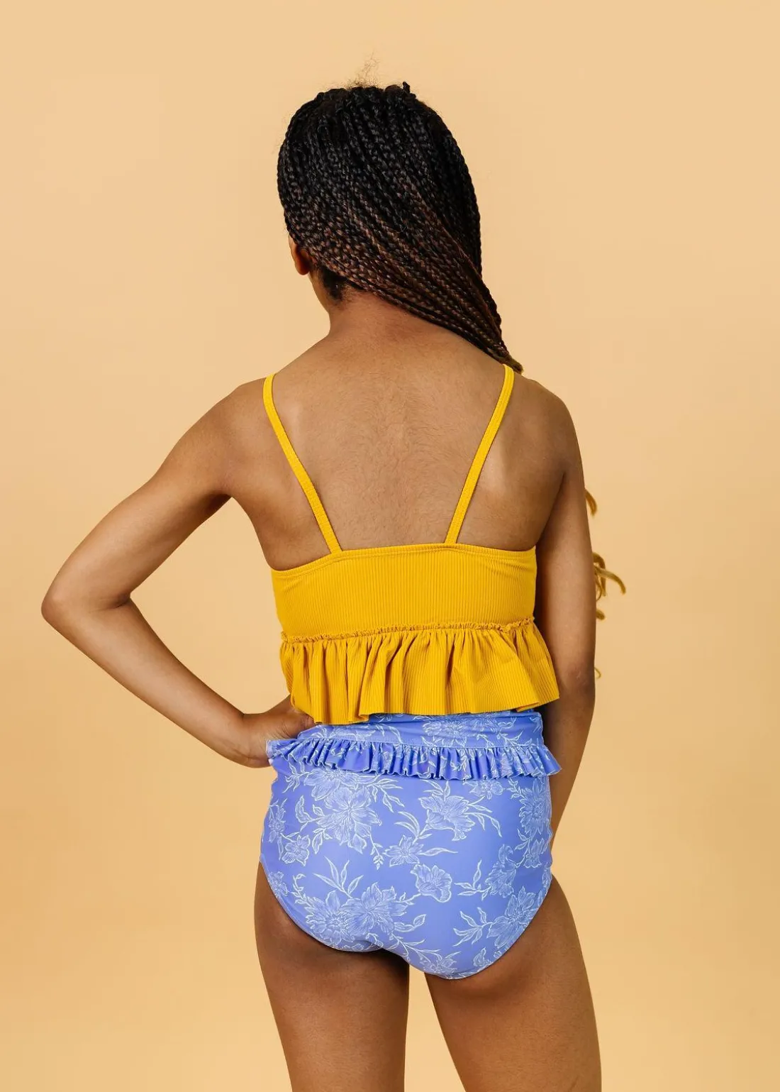 Kortni Jeane Elegant Floral | Youth Mid-Ruffle Bottoms ElegantFloral Sale