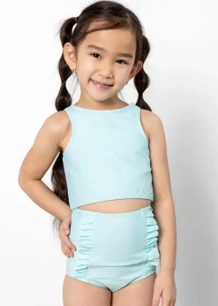 Kortni Jeane Fresh Mint | Mini Down in Front Ruffle Bottoms FreshMint Best