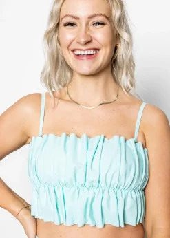 Kortni Jeane Fresh Mint | Oversized Ruffle Top FreshMint New