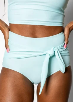Kortni Jeane Fresh Mint | Tie-Up-Front Bottoms FreshMint Hot